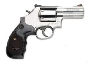 SMITH AND WESSON 357MAG SER 357M/38S 3" SS/LAM