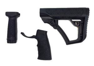 DANIEL DEFENSE STOCK/GRIP/FOREGRIP COMBO BLK