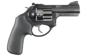 RUGER LCRX 38SPC+P BLK 3" HOGUE GP