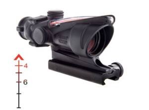 TRIJICON ACOG 4X32 .223 BAC CHEVRON RED