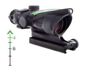 TRIJICON ACOG 4X32 .223 BAC CHEVRON GRN