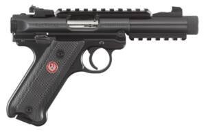 RUGER MKIV TACTICAL 22LR 4.4" BLK/SY