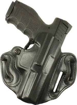 DESANTIS SPEED SCABBARD HOLSTR - RH OWB LEATHER GLK 2021 BLK