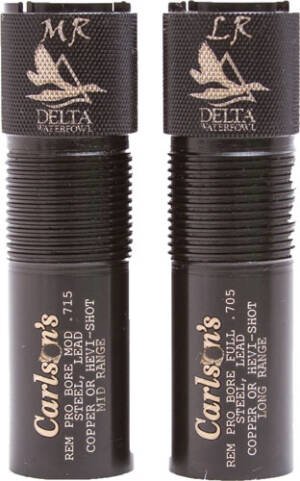 CARLSONS CHOKE TUBE WATERFOWL - 2PK 12GA M/L RANGE REM PRO