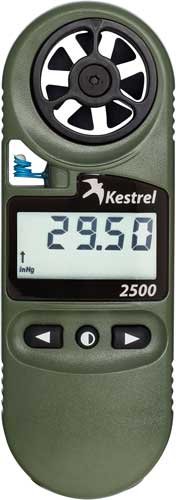 KESTREL 2500NV WEATHER METER - DIGITAL ALTIMETER OD GREEN