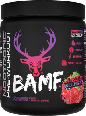 BUCKED UP PRE-WORKOUT BAMF - JUNGLE JUICE 30 SERVINGS