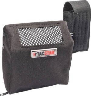 TACSTAR UNIVERSAL BRASS - CATCHER W/VELCRO STRAPS BLACK