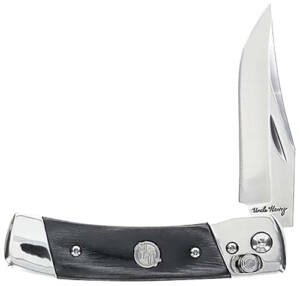 UNCLE HENRY KNIFE PLB5 2.9" - BLADE LMNT WOOD HANDLES PIVOT