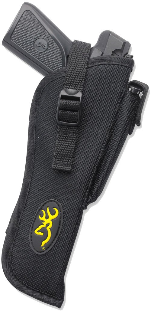 BROWNING BELT HOLSTER W/MAG - POUCH BUCK MARK PISTOL RH BLCK
