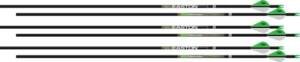 EASTON ARROW AXIS 4MM 400 2" - BLAZER VANES 6-PACK LONG RANGE
