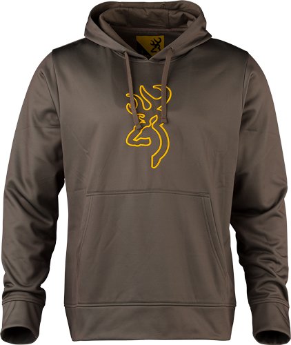 BROWNING TECH HOODIE LS - MAJOR BROWN LARGE - Image 2