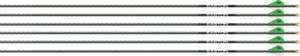 EASTON ARROW 5MM FMJ MAX 400 - 2" BLAZER HALF-OUT 6PK