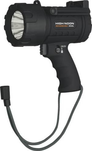 BROWNING HIGH NOON LED SPOTLT - 850 LUMENS RECHARGEABLE BLACK