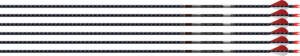 EASTON ARROW 5MM FMJ 500 - 6-PACK W/ 2" BLAZER VANES