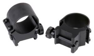 WEAVER RINGS DETACHABLE TOP - MOUNT 1" HIGH MATTE .332"