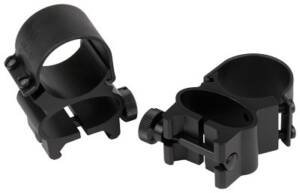 WEAVER RINGS DETACHABLE TOP - MOUNT SEE-THRU 1" MEDIUM MATTE