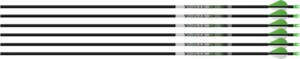 EASTON ARROW AXIS 5MM 400 - 6-PACK W/ 2" BLAZER VANES