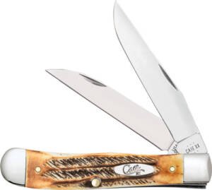 CASE KNIVES 6.5 BONE STAG - TRAPPER