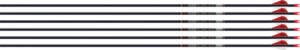 EASTON ARROW 5MM FMJ 340 W/ HO - 6-PACK W/ 2" BLAZER VANES