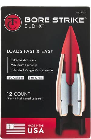 TC BORE DRIVER ELD-X 50CAL - 340GR 12PK