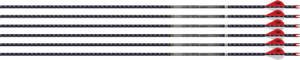 EASTON ARROW 4MM FMJ 300 - 6-PACK W/ 2" BLAZER VANES