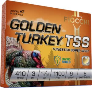 FIOCCHI GOLDEN TURKEY TSS 410 - 3" 13/16OZ #9 5RD 10BX/CS
