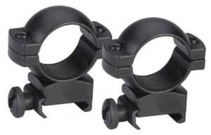 TRADITIONS RINGS 1" WEAVER - HIGH MATTE BLACK
