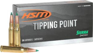 HSM 7MM-08 REM 165GR GAME - CHANGER 20RD 25BX/CS