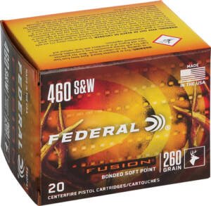 FEDERAL FUSION 460 SW MAG - 260GR FUSION 20RD 10BX/CS