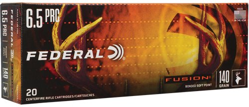 FEDERAL FUSION 6.5 PRC - 140GR FUSION 20RD 10BX/CS