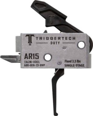 TRIGGERTECH AR-15 SINGLE STAGE - BLACK DUTY FLAT 3.5LB