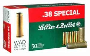 S&B 38 SPECIAL 148GR LEAD - WADCUTTER 50RD 24BX/CS