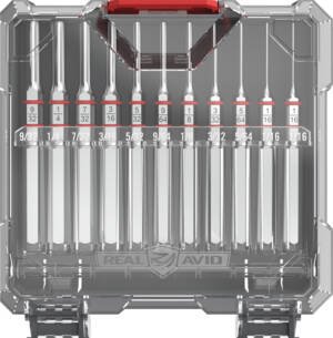 REAL AVID ACCU-PUNCH SET - 11 PIECE STANDARD PIN PUNCH