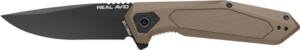 REAL AVID RAV-3 KNIFE ASSISTED - FOLDING 3.25" BLADE TAN