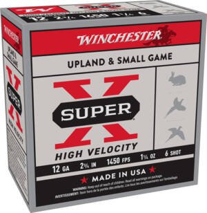 WINCHESTER SUPER-X 12GA 2.75" - 1-1/4OZ #6 1450FPS 25RD 10BX/C
