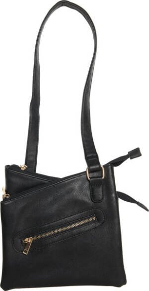 BULLDOG CONCEALED CARRY PURSE - CROSS BODY STYLE BLACK