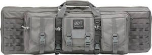 BULLDOG 37" SINGLE TACTICAL CS - 3 LARGE ACCESSORY POCKETS GREY