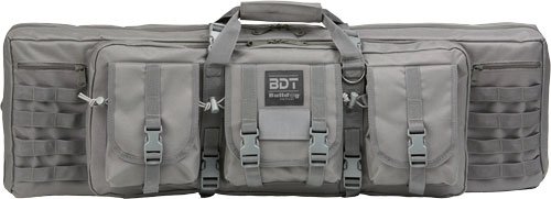 BULLDOG 37" SINGLE TACTICAL CS - 3 LARGE ACCESSORY POCKETS GREY