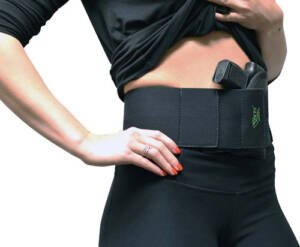 STICKY BELLY BAND LRGE 43-65" - WORKS W/ STICKY HOLSTERS BLK