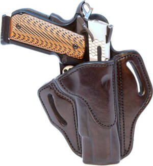 1791 BH1 BELT HOLTR OWB MULTI- - FIT RH 1911 FRM 4-5" SIG BROWN