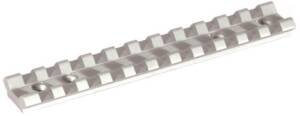 EGW SCOPE BASE RUGER 10-22 - TAKEDOWN PICATINNY RAIL SILVER