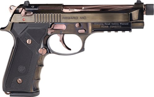GIRSAN REGARD SMOKE ROSE 9MM - ADJ. SGT 18-SHOT THREADED TALO - Image 2