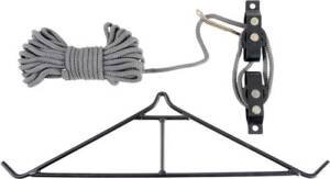30-06 OUTDOORS GAMBREL & HOIST - 4:1 RATIO 500# CAP