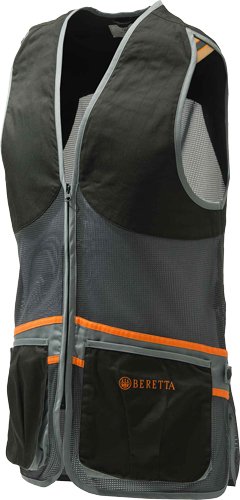 BERETTA MEN'S FULL MESH VEST - LARGE BLACK/GREY