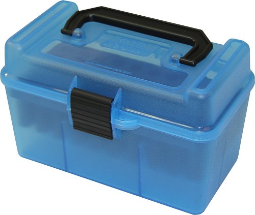MTM DELUXE AMMO BOX 50-ROUNDS - RIFLE 223 REM TO 204 RUGER CB