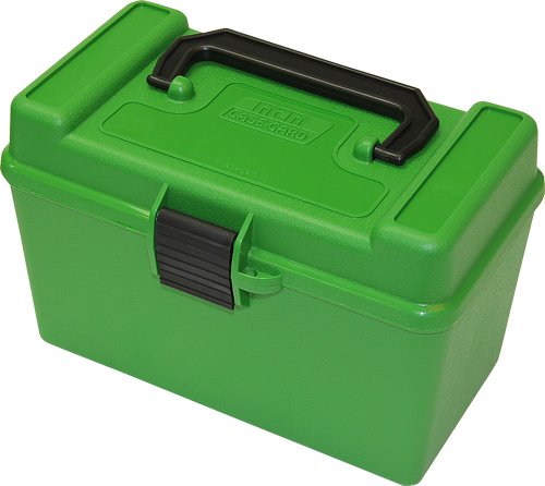 MTM DELUXE AMMO BOX 50-ROUNDS - X-LARGE RIFLE CALIBERS GREEN - Image 2