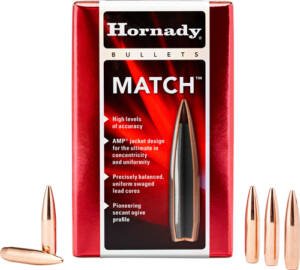 HORNADY BULLETS 22 CAL .224 - 52GR JHP-BT 100CT 40BX/CS
