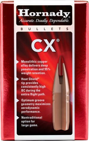 HORNADY BULLETS 25 CAL .257 - 90GR. CX 50CT 25BX/CS