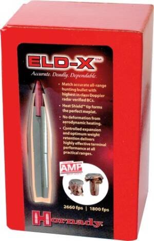 HORNADY BULLETS 6.5MM .264 - 143GR. ELD-X 100CT 15BX/CS