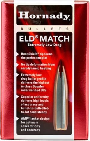 HORNADY BULLETS 30CAL .308 - 178GR ELD-MATCH 100CT 15BX/CS